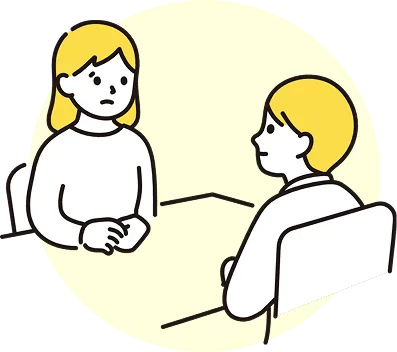 お見積もりをしているイラスト